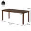 Table de salle à manger d'extérieur en acacia pour recevoir et se réunir