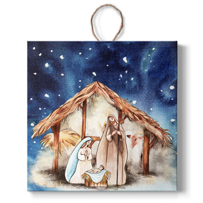 6'' Wood Photo Ornament