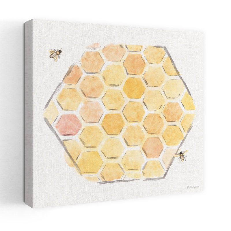 Art Garden Sweet Honey Vii avec abeilles, H 32 po x l 32 po