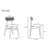 18.11'' H Fabric;Polyester/Polyester Blend;Cotton Upholstered Ash Side Chair-72064405