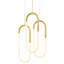 Lustre géométrique à 3 lumières DEL avec gradateur intelligent inclus-93978442