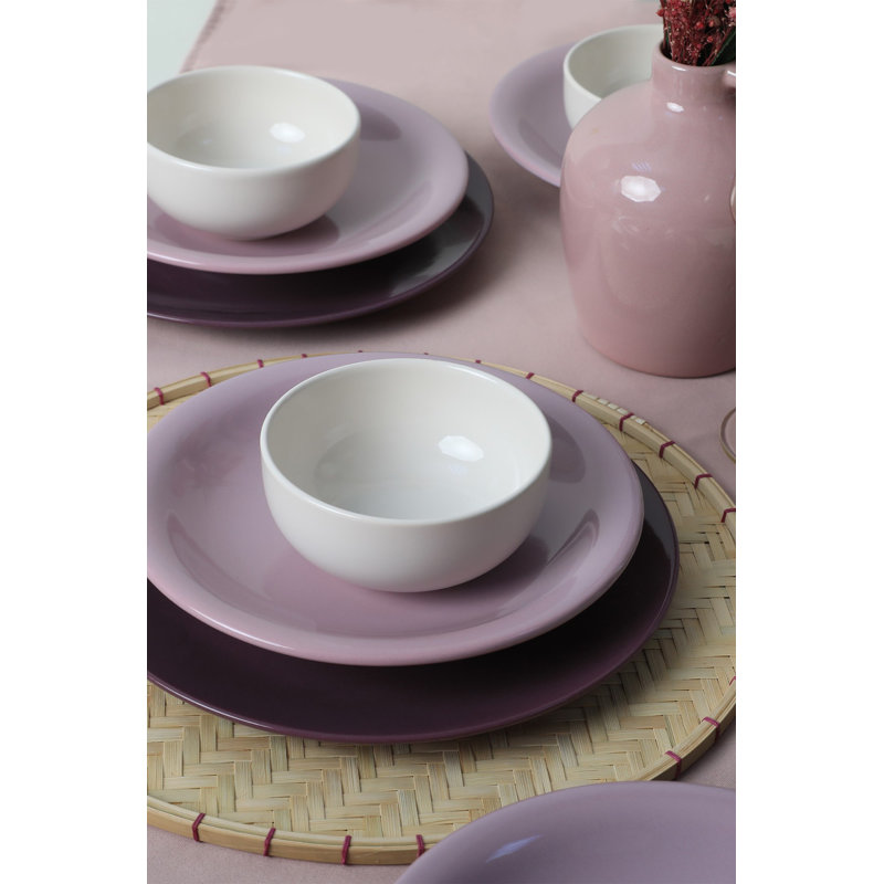 Brabazon Ceramic Dinnerware Set 18 Piece - Service for 6, Multicolour