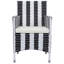 Chaise de patio avec coussin Astrid-38812030