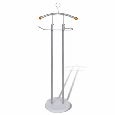 Valet autoportant en métal gris