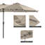 15 x 9 pi Parasol de marché pour patio avec base-345788114