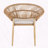 Wicker Papasan Style Outdoor Dining Chair