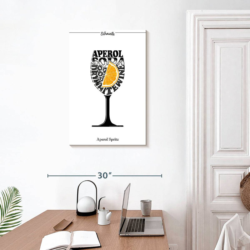 Yarlin Aperol Spritz Poster, 30" H x 20" W