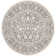 Calidia Oriental Dark Gray/Cream Area Rug