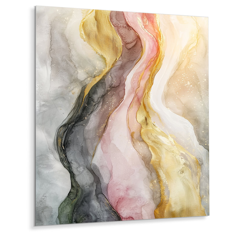 Cullerton - Modern Transitional Print On Metal, 20" H x 12" W