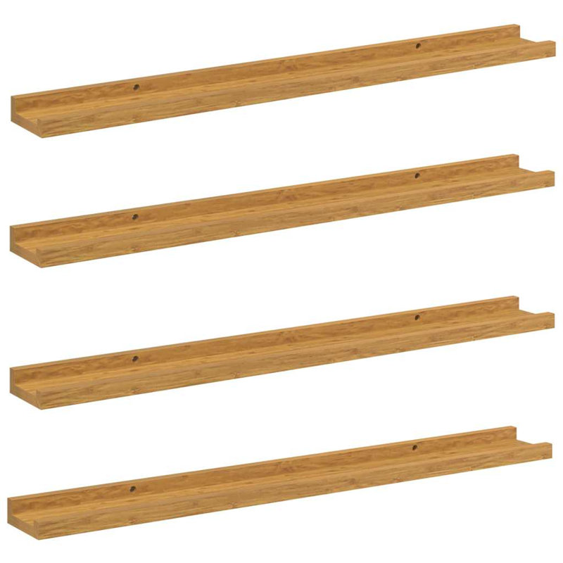 Floating Shelf, 3cm H x 80cm W x 9cm D, Beige