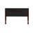 Lanett Mahogany Solid Wood Panel Headboard-1107300574