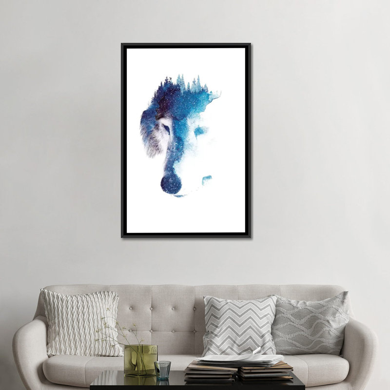 «Through Many Storms», impression sur toile, Toile encadrée noire, Pas de tapis, H 48 po x l 32 po x P 1,5 po