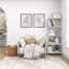 Étagère de boulanger décorative blanche
