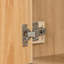 Meuble-lavabo en bois avec cadre en bois massif, 2 portes à fermeture douce, 4 tiroirs à fermeture douce, tablette réglable, armoire de rangement moderne