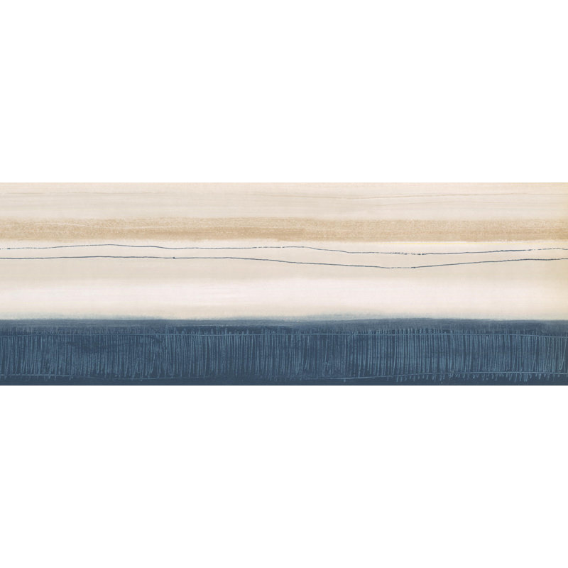 Bordure de papier peint L 15 pi x l 7 po Florenza, Bleu