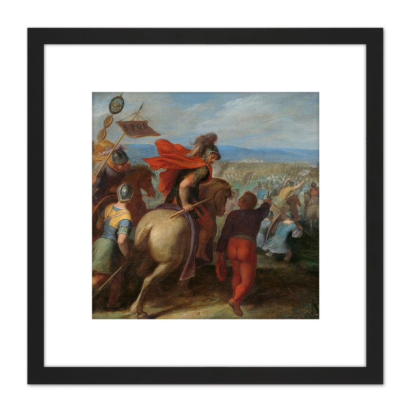 Van Veen Romans Nearly Defeat Julius Civilis - Single Picture Frame Painting
