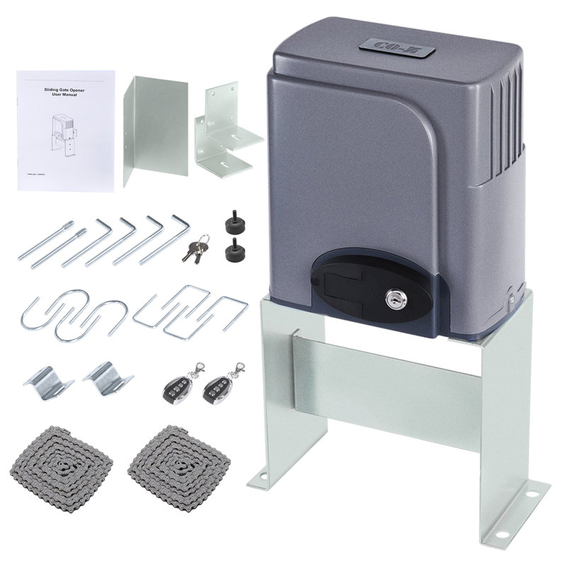 Trousse d'ouverture de portail automatique 1400 lb 40 pi avec 2 télécommandes