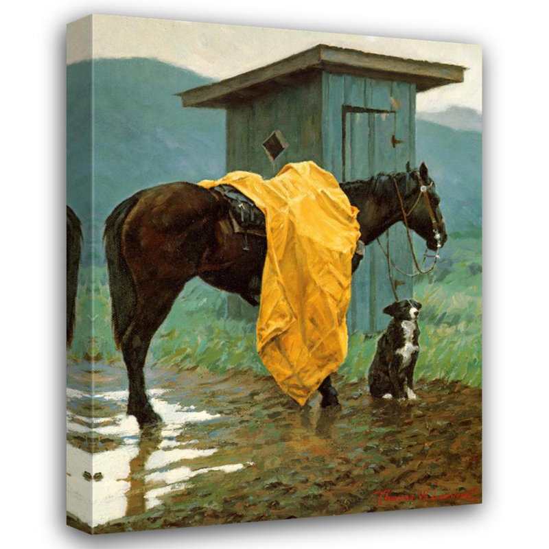Les jours de pluie et les lundis, H 24 po x l 18 po