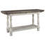 Console en bois massif Caylah 60,13 po