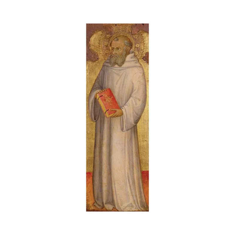 St. Benedict, Founder Of Oldest Order by Andrea Di Bartolo - Wrapped Canvas Panoramic Gallery-Wrapped Canvas Giclée