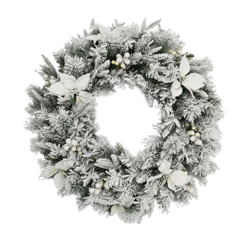 Couronne de Noël 32 po pré-éclairée Watson