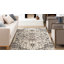 Tapis gris à motif floral médaillon Manoel-194629639