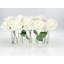 Arrangement de vraies touches blanches dans un vase, fleurs artificielles de campagne française