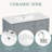 Bathroom Vanity With Ceramic Sink Top, MDF And Solid Wood Base, Modern Sink Cabinet For Small Bathrooms-798788568-798788563