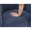 Fauteuil demi-tonneau pivotant en bois massif Boucle-616293985