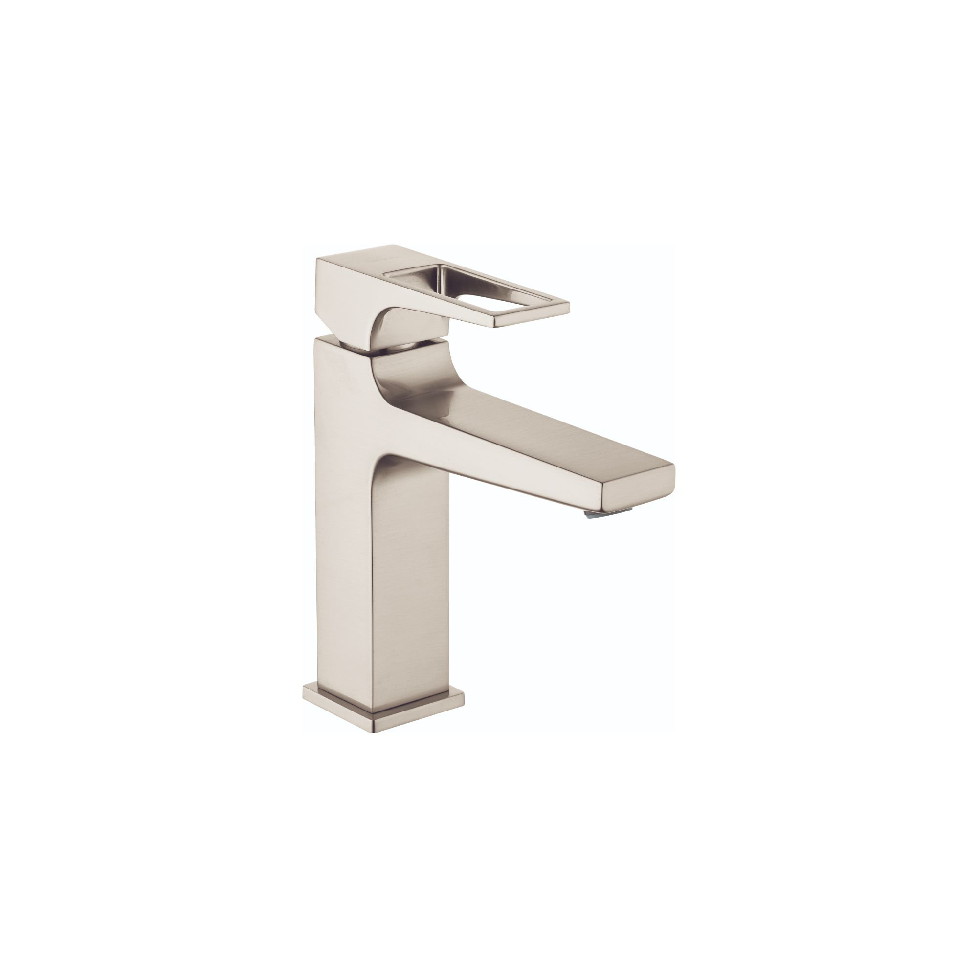 Metropol Low Flow Water Saving Single Hole Bathroom Faucet with Drain Assembly, Brushed Nickel
