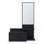 Armoire flottante Lowell, salon, noir-349807060