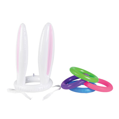 Jeu d'anneaux gonflables oreilles de lapin