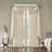 Solid Crushed Curtain Panel Pair(2 Pcs Window Panels)-1755929066-1755929067