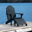 Chaise Adirondack en plastique avec repose-pieds Anette-246642438