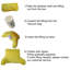 Supersoft Bedrest Pillow Cover & Insert-1573222586