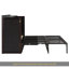 Grand lit escamotable avec grands tiroirs et USB, espresso brossé-1033931924