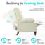 Fauteuil inclinable rembourré 29,75 po