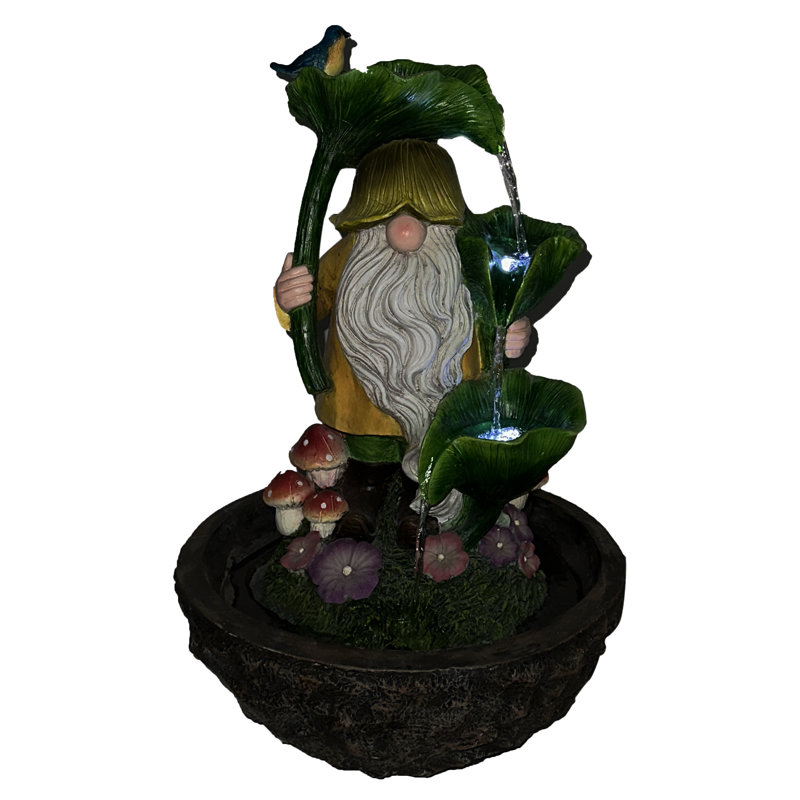 Fontaine gnome d'été