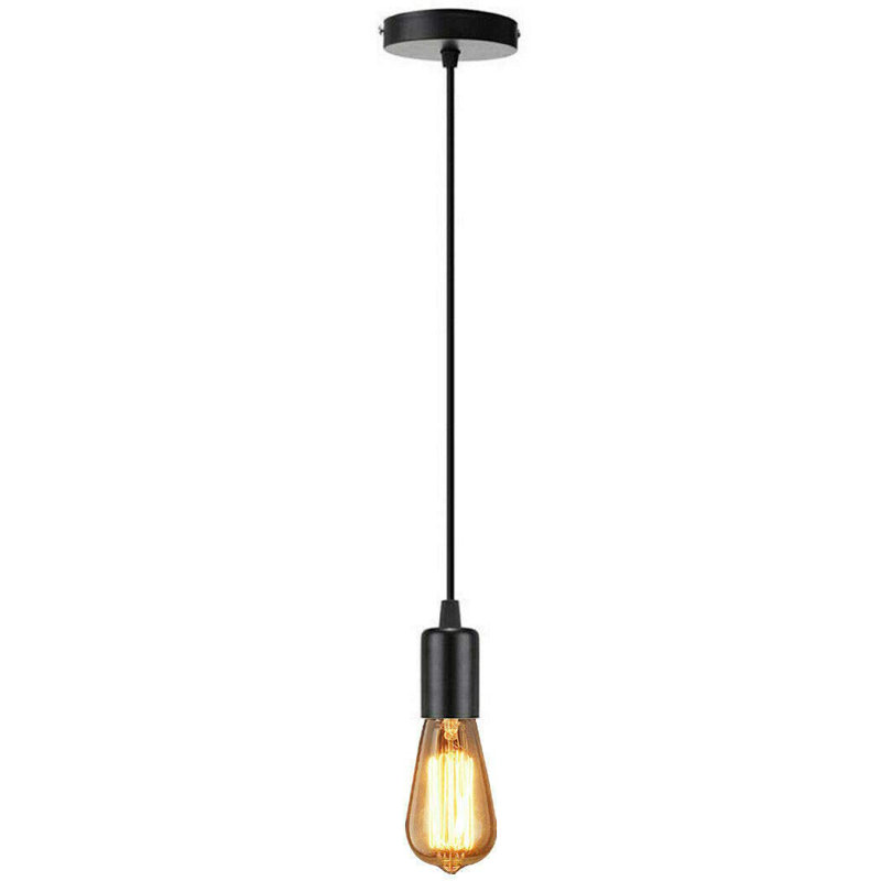 1 - Light Black Simple Pendant