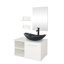 Ensemble de meuble-lavabo mural simple 28 po Mereworth-714412500-717362985-717362976