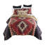 Ensemble de courtepointe grand rouge 3 pièces Donna Sharp Mojave Red Southwest-1209508286