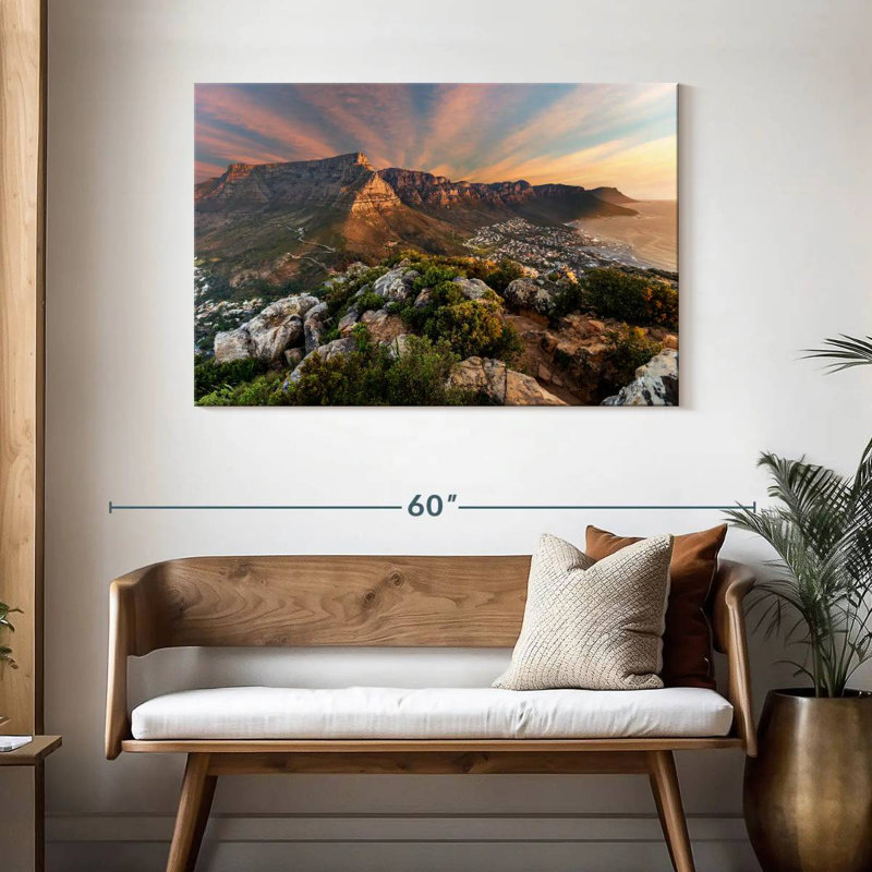 Nicci Table Mountainscape, 30" H x 45" W