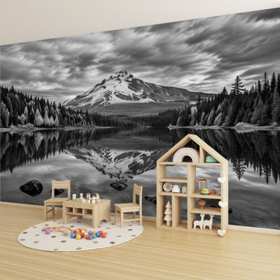 Murale auto-adhésive moderne pour la chambre à coucher Peel and Stick L 69 po x l 96 po