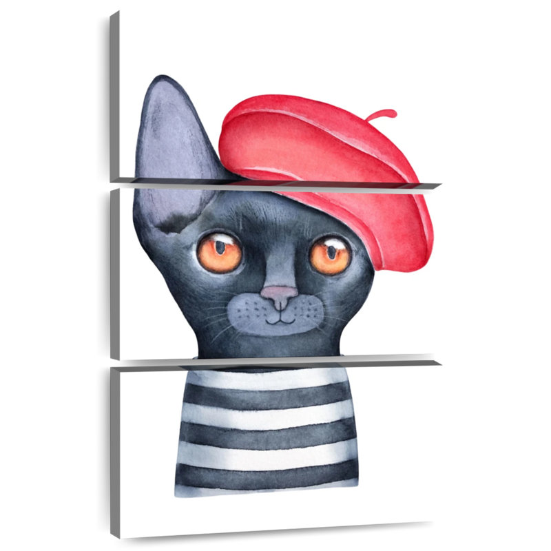 Chat fantaisie Brampt, H 32 po x l 20 po