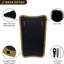 Miroir de salle de bain Contemporary Cadre en acier inoxydable-41474998-58363945