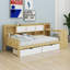 Lit de jour en L en bois avec armoires de rangement et tiroirs de rangement, lit multifonctionnel avec bureau d'étude-43212850-43212847
