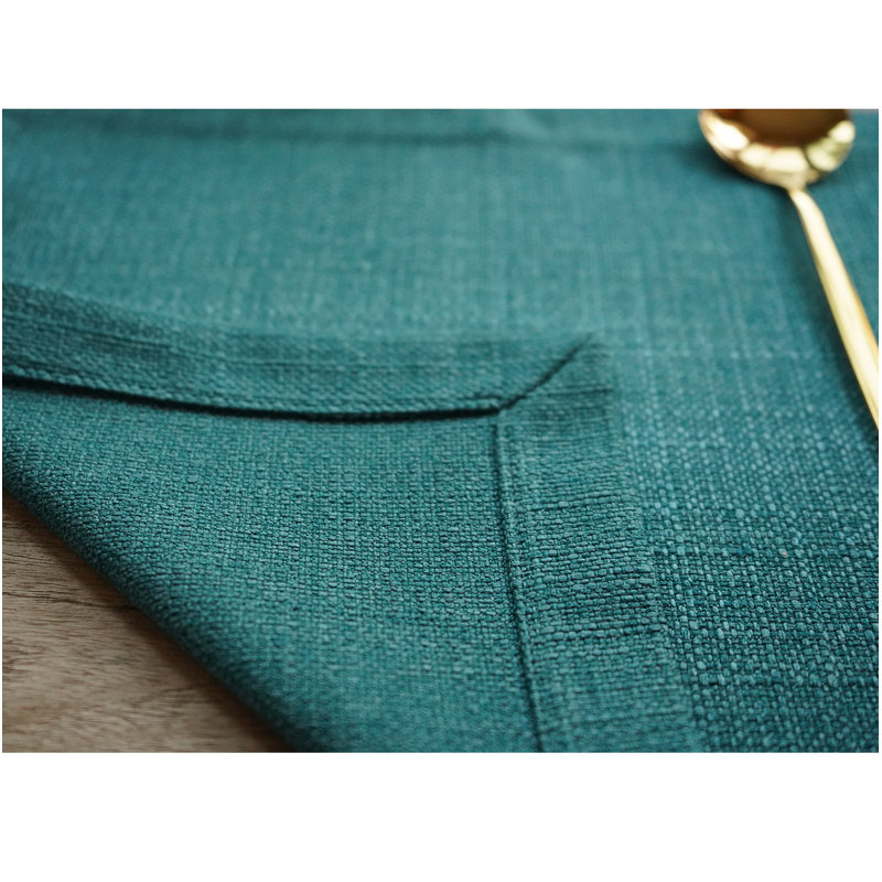 Galanga Stain Resistant Fabric Placemat, Teal