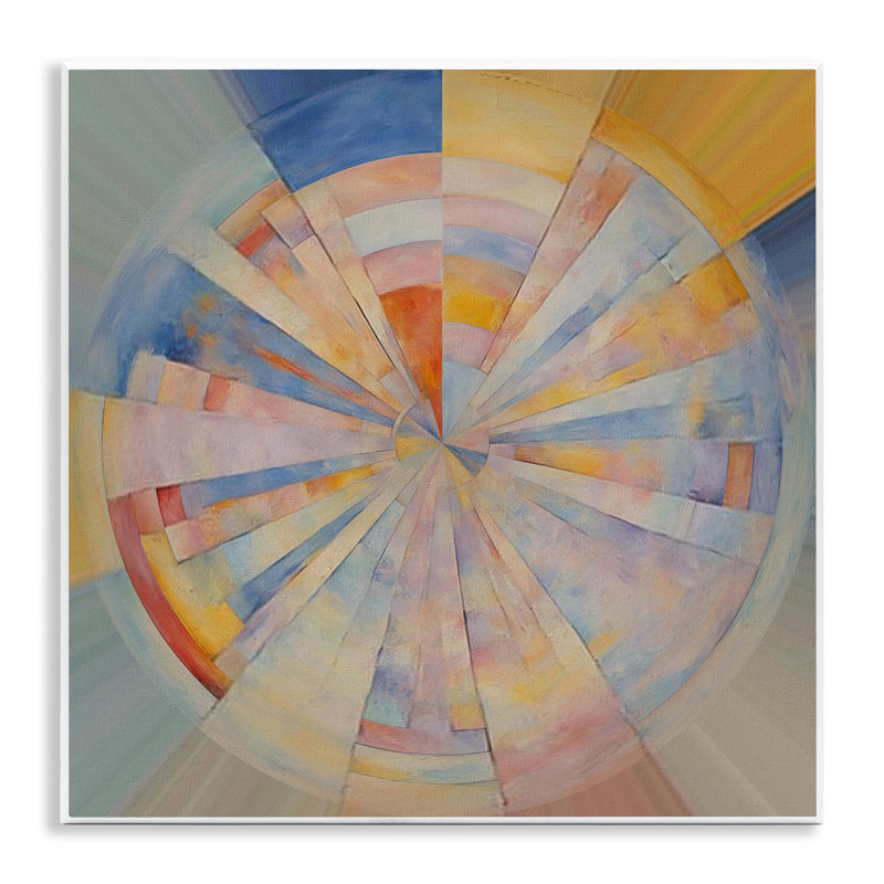 «Circle In Abstraction», art mural sur bois par Noah Bay