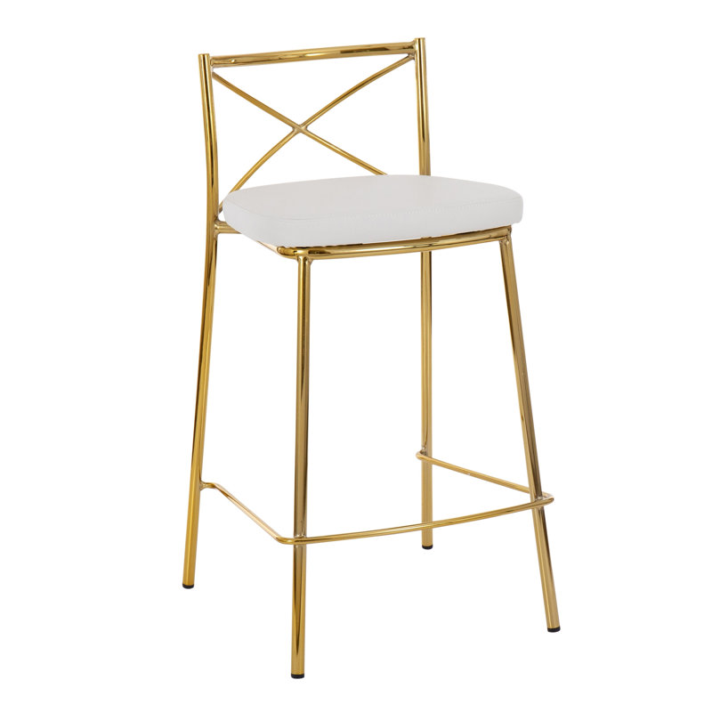 Tabouret de comptoir 25 po Modern, Tabouret de comptoir (siège d'une hauteur de 25 p, Doré