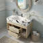 Meuble-lavabo mural avec lavabo en céramique frittée-121071581